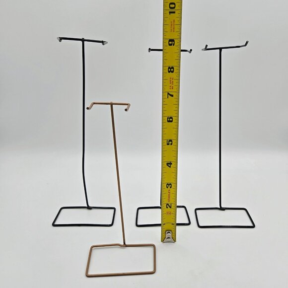 Vintage Barbie Doll Stands Wire Black Gold Copper Lot Of 4 1960s Read - Picture 2 of 5